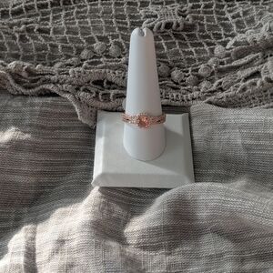 Elegant Watermelon Tourmaline Stone Women's Ring